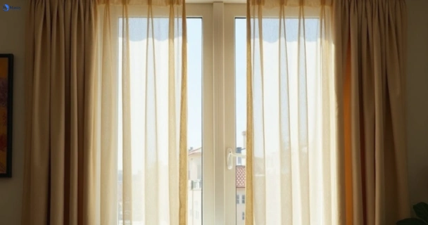 Dull dusty drapes in berkeley-nsw before professional cleaning